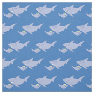 Shark Baby Nursery Decor Cute Fabric