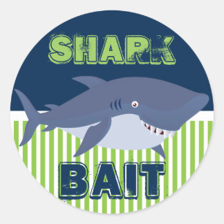 Shark Bait Classic Round Sticker
