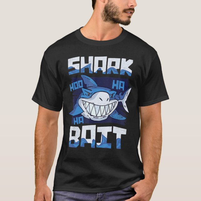 Shark Bait Hoo Ha Ha  Shark Of Week T-Shirt (Front)