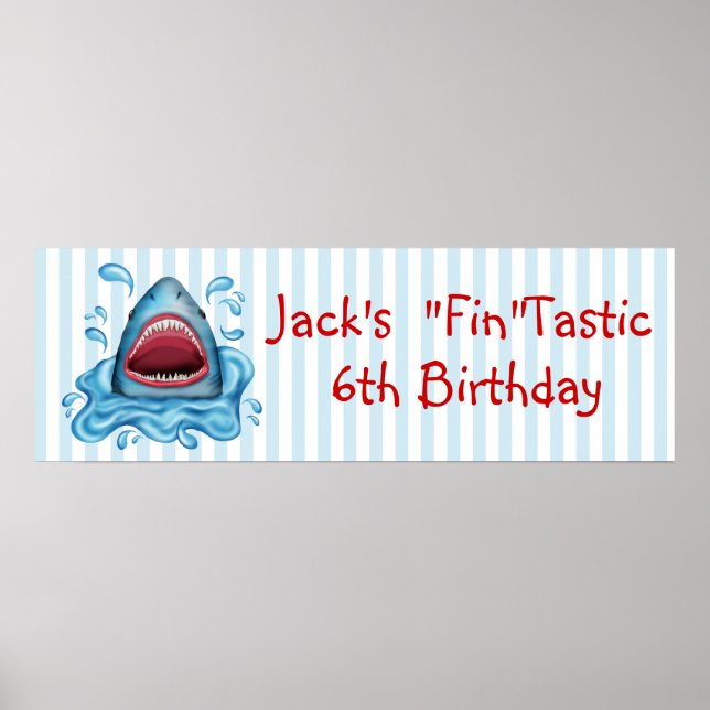 Shark  Banner Poster (Front)