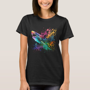 Shark Beach Ocean Animal Graphic Womens 1 T-Shirt