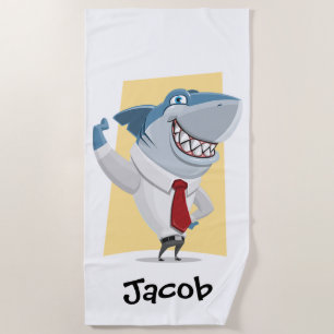 Shark Beach Towel