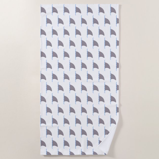 shark beach towel (Front)