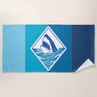 shark beach towel