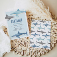 Shark Birthday Invitation