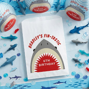 Shark Bite Any Age Birthday Party Favour Bag