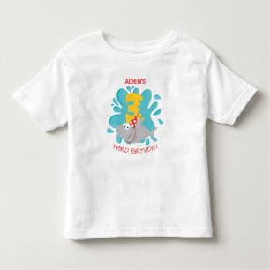 Shark Bite Second Birthday T-Shirt