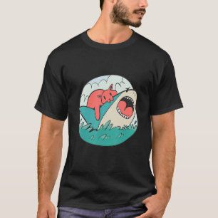 Shark bitten by cat T-Shirt