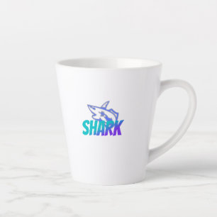 Shark    Bold Ocean Predator Design for Gym & Gift Latte Mug