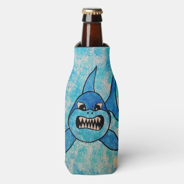 Shark Bottle and Can Cooler (Bottle Front)