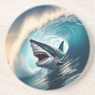 Shark Bump and Bite Coaster