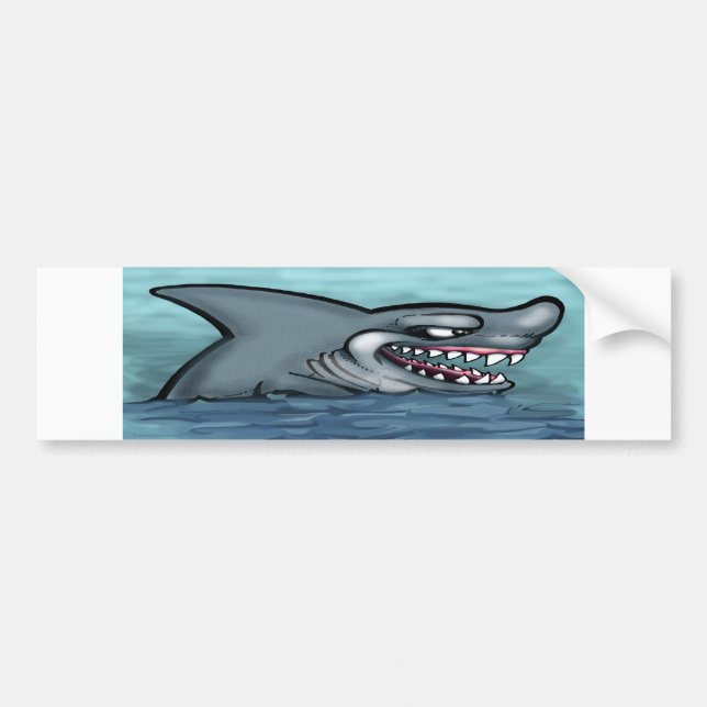 Shark Bumper Sticker (Front)