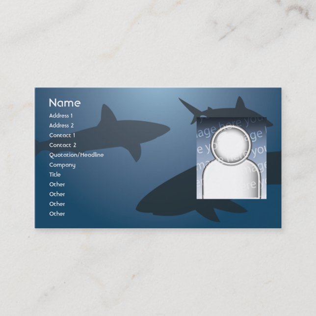 Shark - Business Business Card (Front)