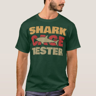 Shark Cage Tester Funny Shark Lover Ocean Wildlife T-Shirt