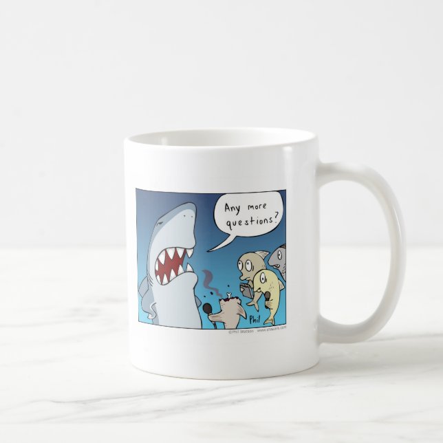 Shark cartoon coffee mug (Right)