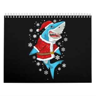 Shark Christmas Gift Boys Kids Santa Sharkmas Xmas Calendar