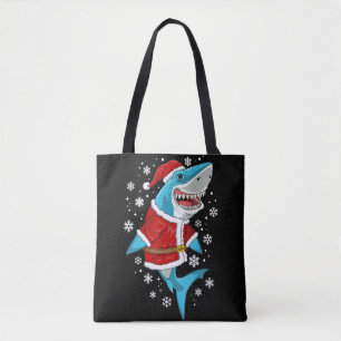 Shark Christmas Gift Santa Gifts Tote Bag