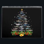 Shark Christmas Tree Shark Lovers Gifts Calendar<br><div class="desc">Shark Christmas Tree Shark Lovers Gifts</div>
