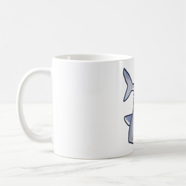 shark coffee mug (Left)