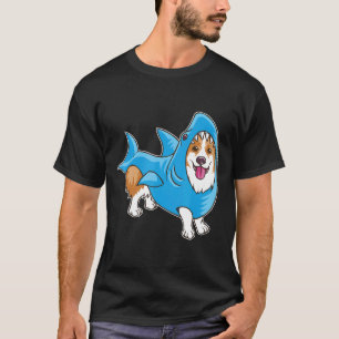 Shark Corgi  Dog Suit Puppy Great White T-Shirt