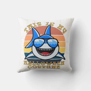 Shark Daddy Spooky Sunset Funny Cushion