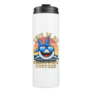 Shark Daddy Spooky Sunset Funny Thermal Tumbler