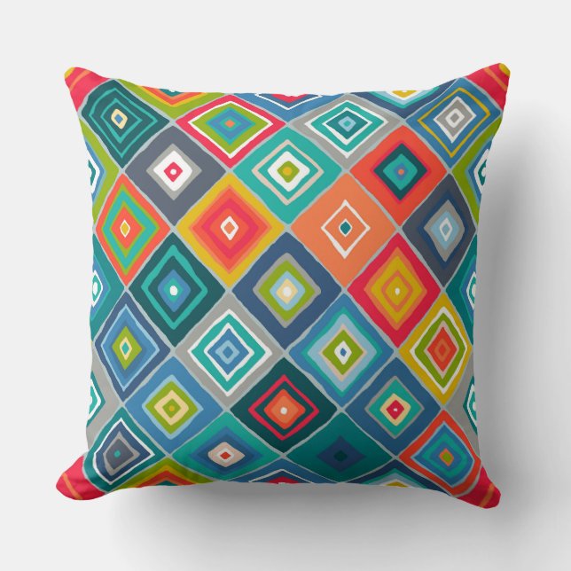 shark diamond cushion (Front)