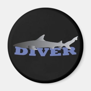 Shark Diver Magnet