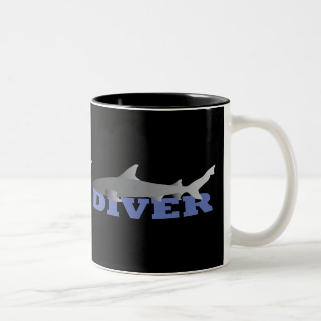 Shark Diver Mug (Right)
