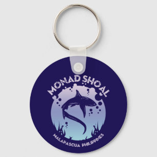 Shark Diving At Monad Shoal Key Ring
