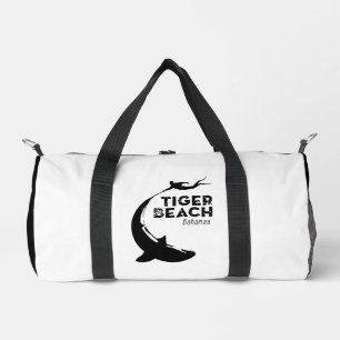 Shark Diving at Tiger Beach Duffle Bag