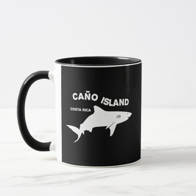 Shark Diving Caño Island - Costa Rica Mug (Left)