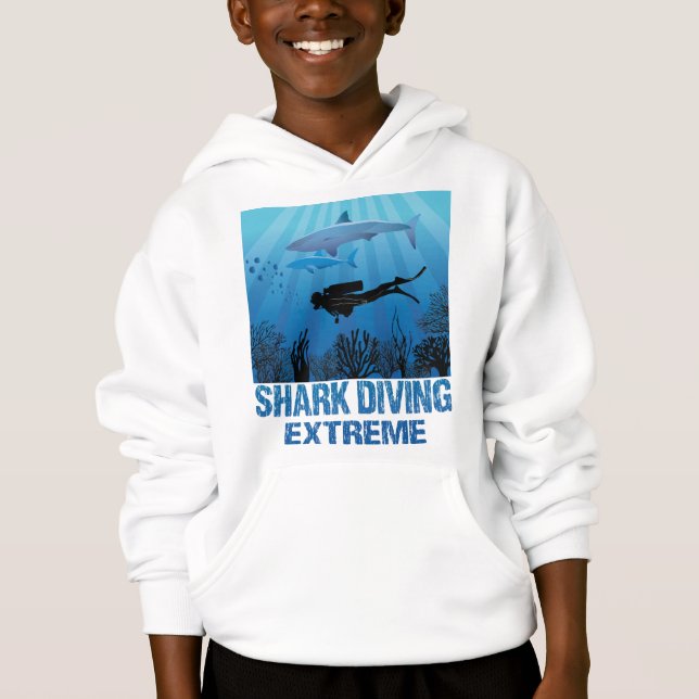 Shark Diving Extreme Scuba Diver (Front)