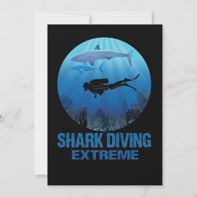 Shark Diving Extreme Scuba Diver (Front)