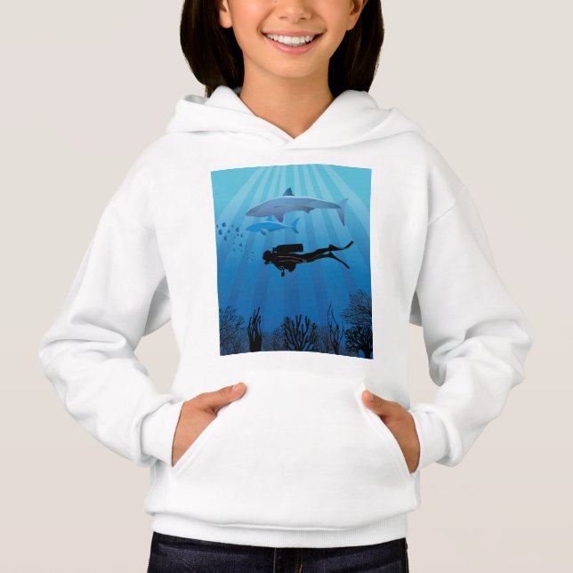 Shark Diving Scuba Diver (Front)