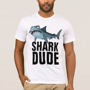 SHARK DUDE MENS T-SHIRTS