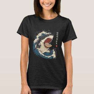 Shark Eat a Small Peace of Pizza Funny T-Shirt