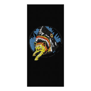 Shark Eating A Cat Funny Shark Gifts Rack Card
