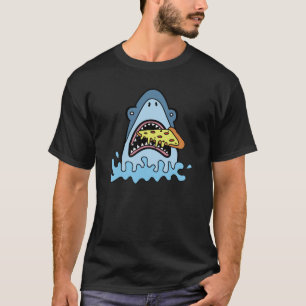 Shark Eating Pizza T-Shirt