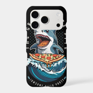 Shark Eating Pizza The Great White Bite Jawsome