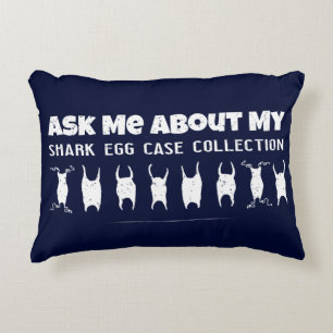 Shark Egg Case Collecting Decorative Cushion