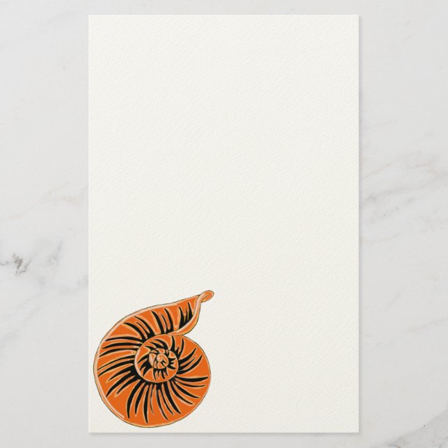 Shark Eye Shell Stationery (Front)