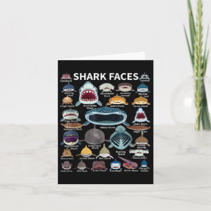 Shark Faces Which Face Do You Want To Encounter In Card