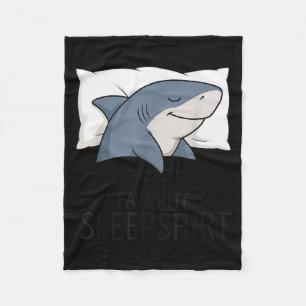 Shark Favorite Sleepshirt Sleeng Pajamas Boys Girl Fleece Blanket