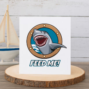 Shark Feed Me Card