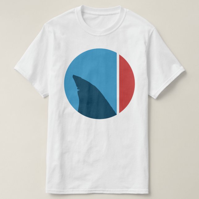 shark fin circle T-Shirt (Design Front)