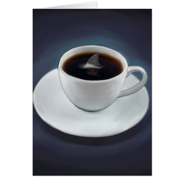 Shark Fin Coffee Card (Front)