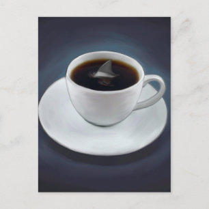 Shark Fin Coffee Postcard