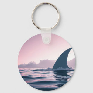 Shark Fin Power Key Ring