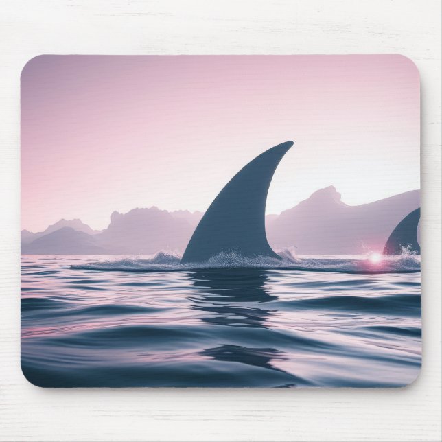 Shark Fin Power Mouse Pad (Front)